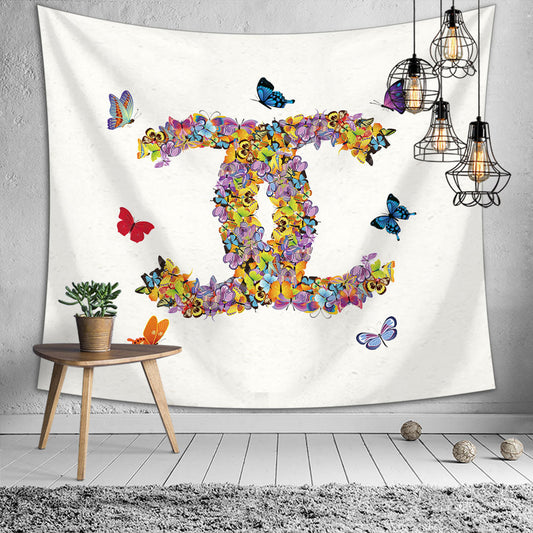 Artistic Butterfly Tapestry, Backdrop Tapestry, Modern Wall Art,