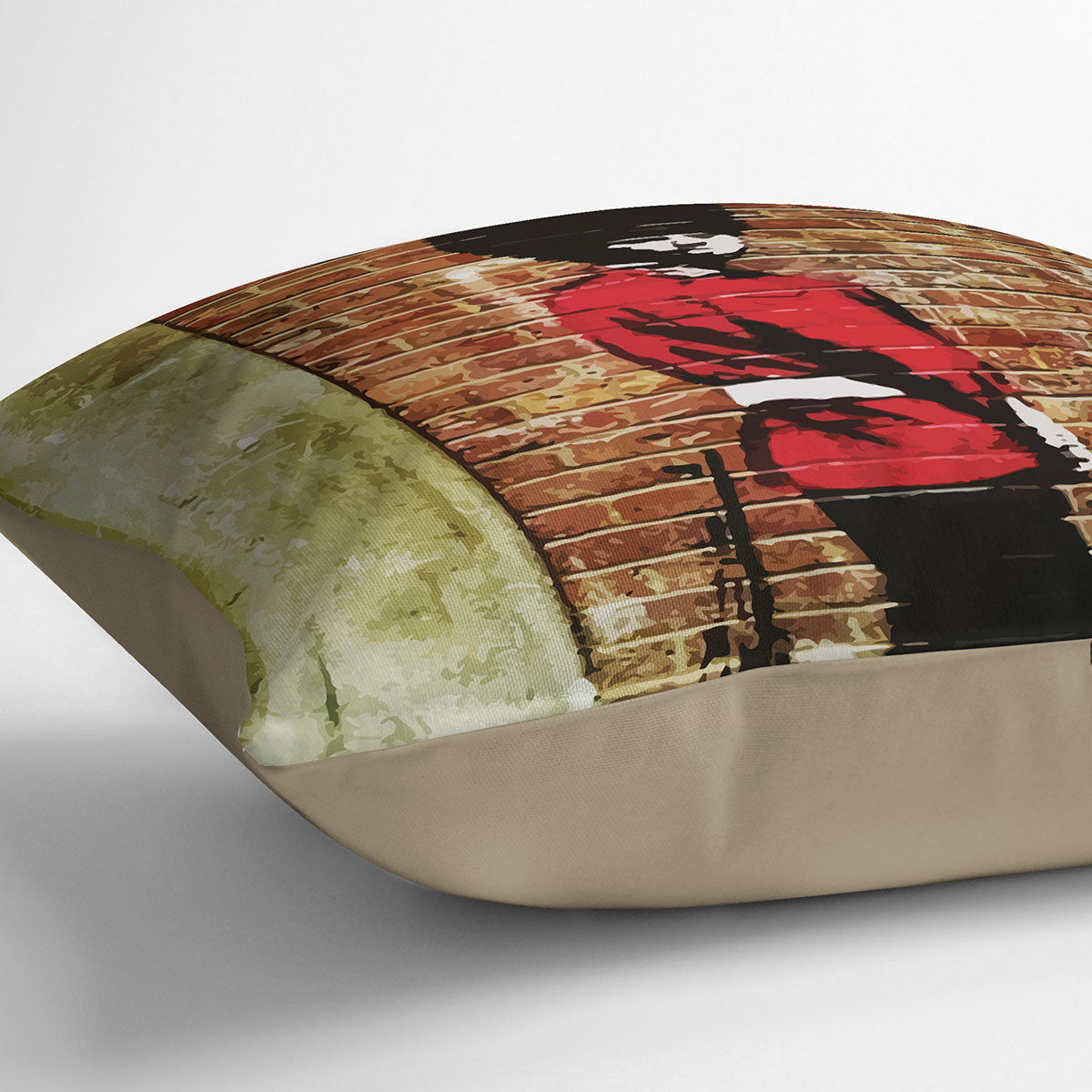 Banksy Pissing London Soldier Cushion