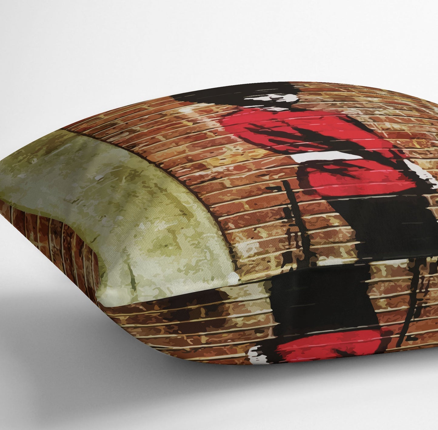 Banksy Pissing London Soldier Cushion